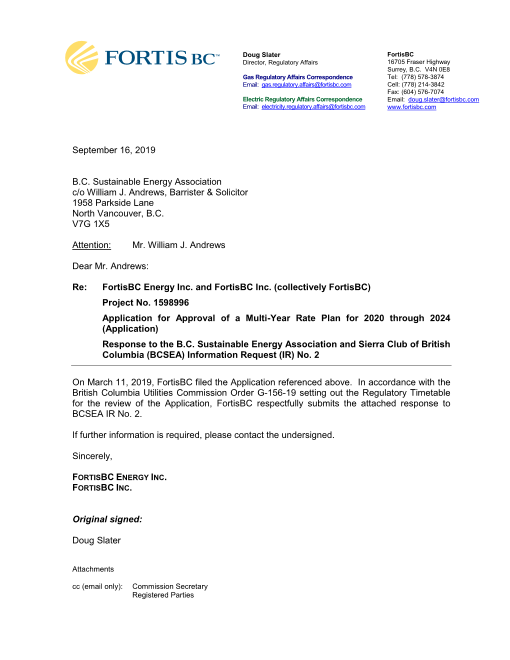 FEI-FBC 2020-2024 MRP BCSEA IR2 Response