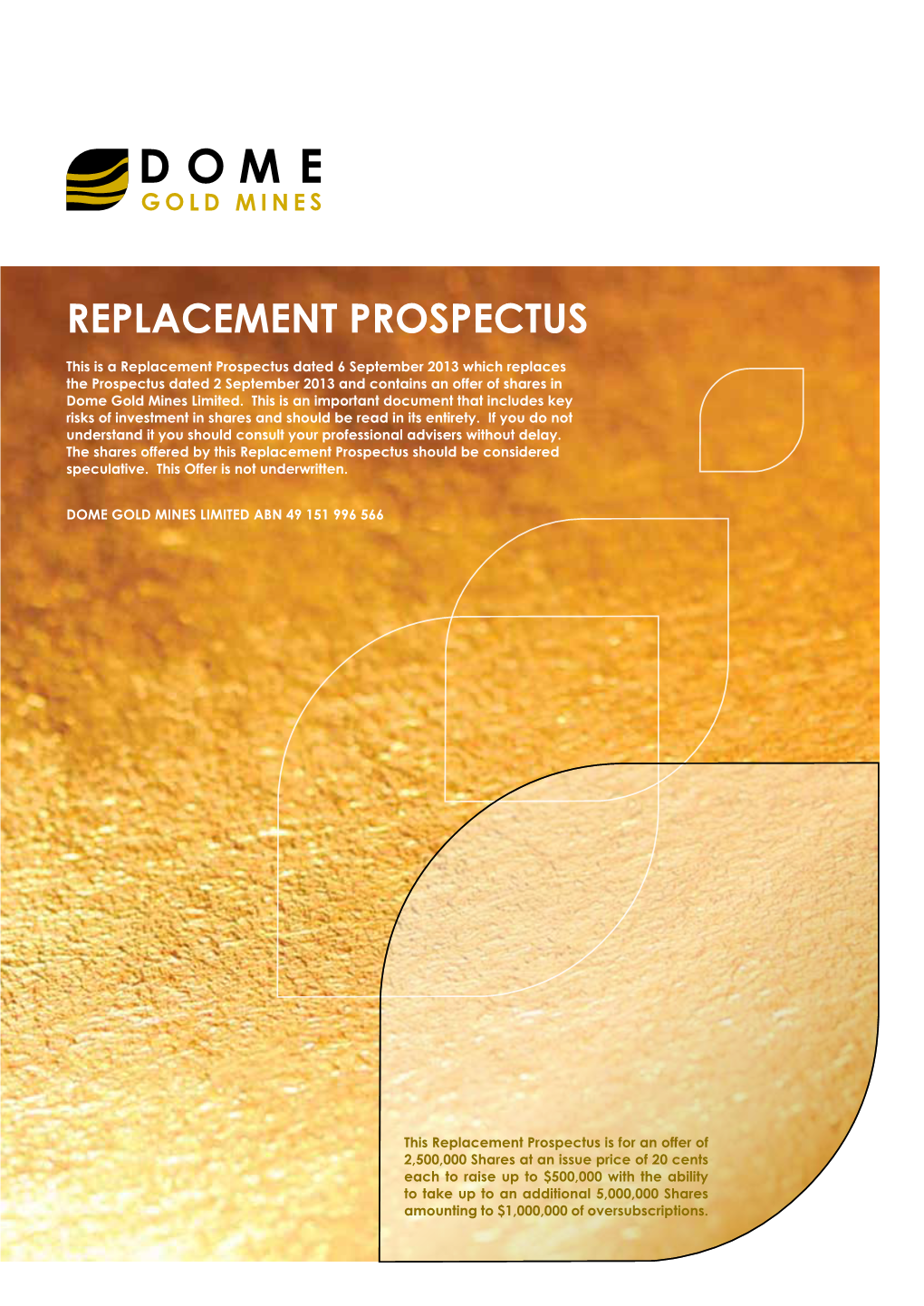 Replacement Prospectus