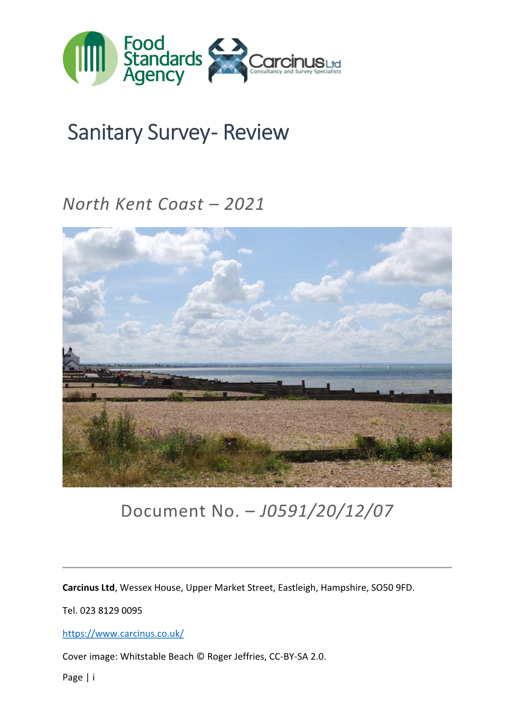 Sanitary Survey - Review