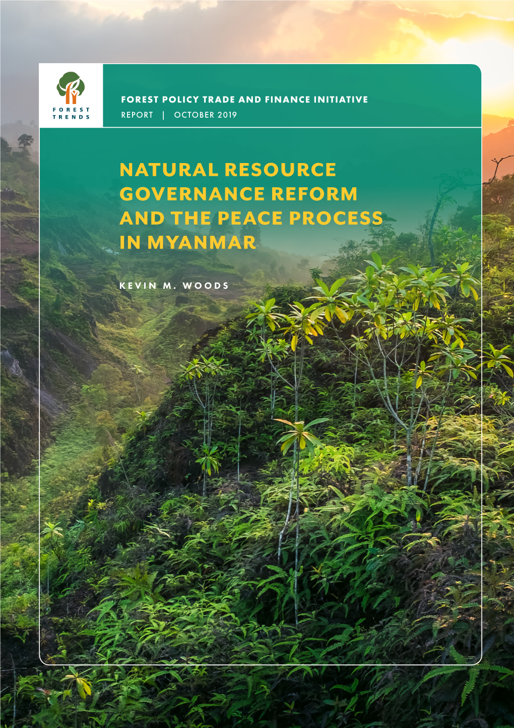 Natural Resource Governance Reform and the Peace Process in Myanmar