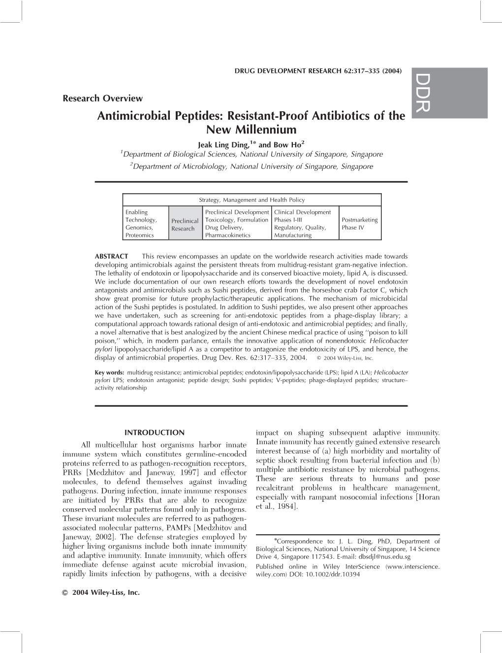 Antimicrobial Peptides