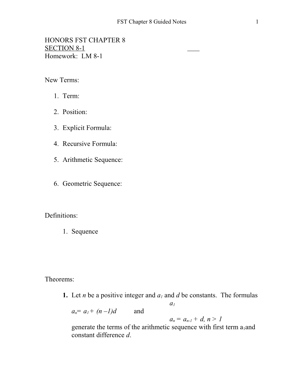 FST Chapter 8 Guided Notes 11