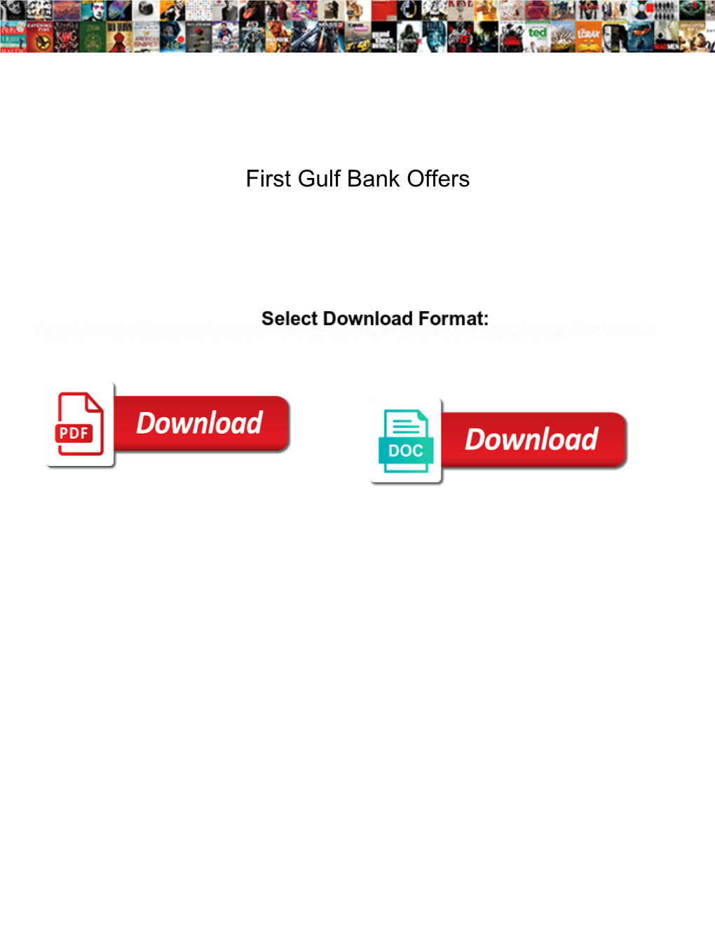 First Gulf Bank Offers
