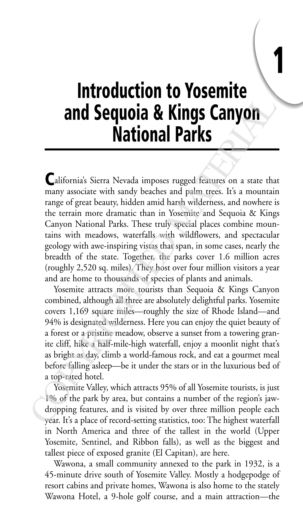 Introduction to Yosemite and Sequoia & Kings Canyon National Parks California's