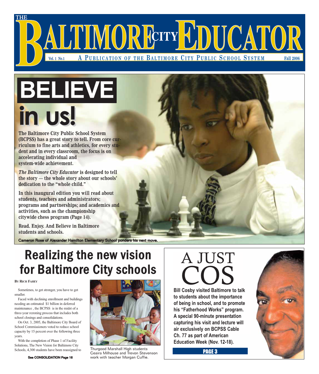 Baltimore City Educator Fall06 10.30.Qxp