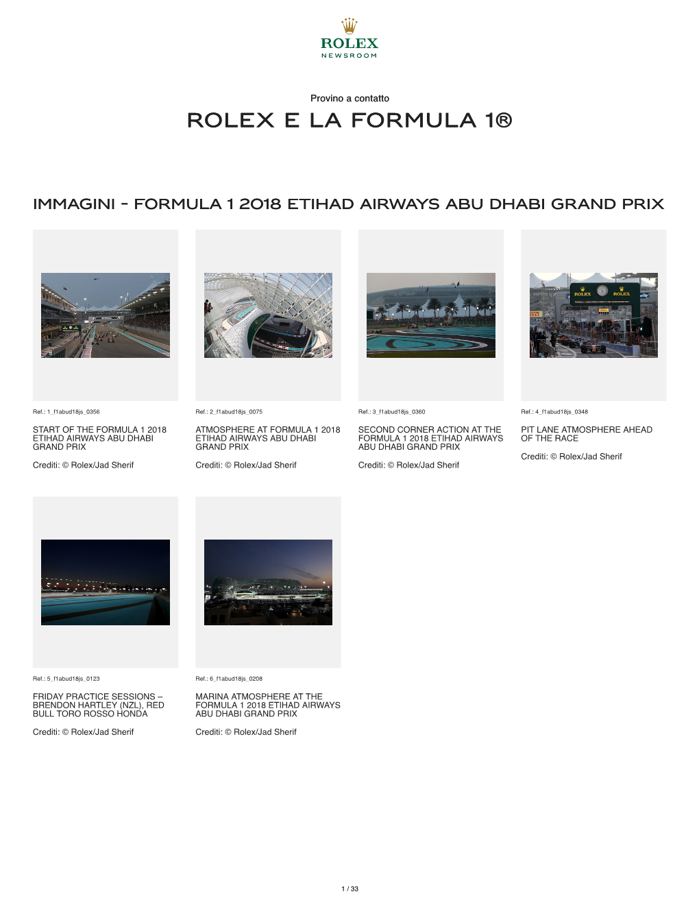 Rolex E La F Olex E La Formula 1® Ormula 1®