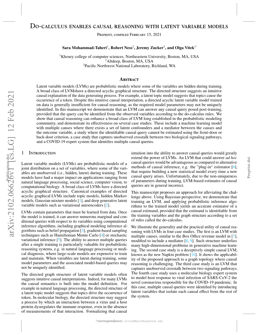 Do-Calculus Enables Causal Reasoning with Latent Variable Models 2