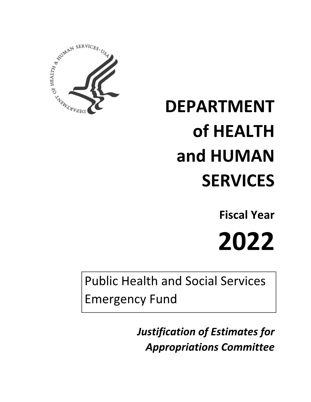 DEPARTMENT of HEALTH and HUMAN SERVICES