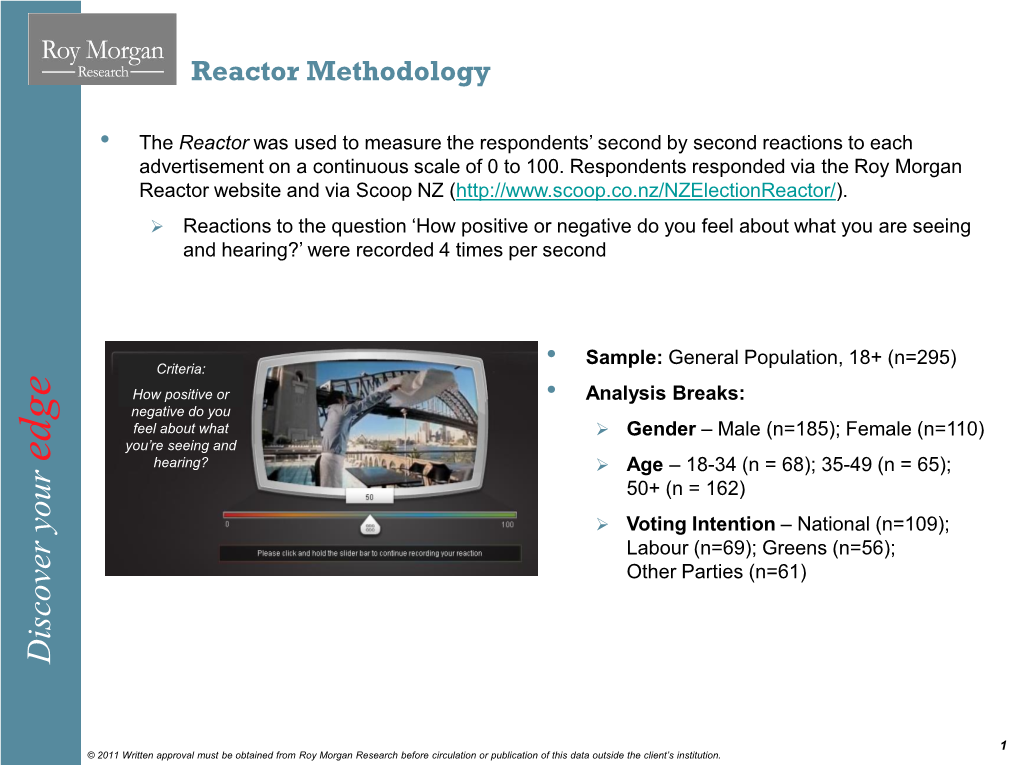 Reactor Methodology
