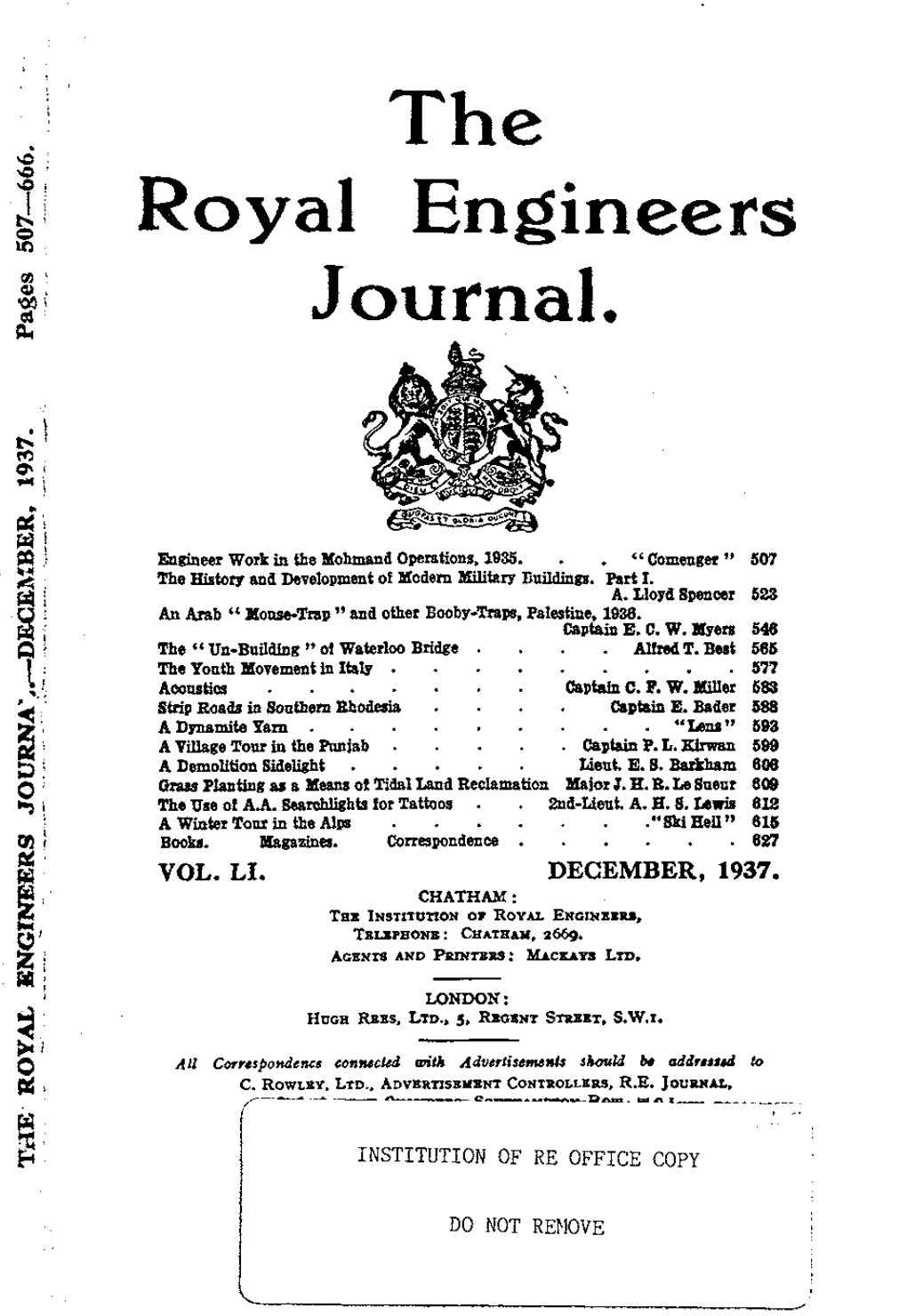 The Royal Engineers Journal