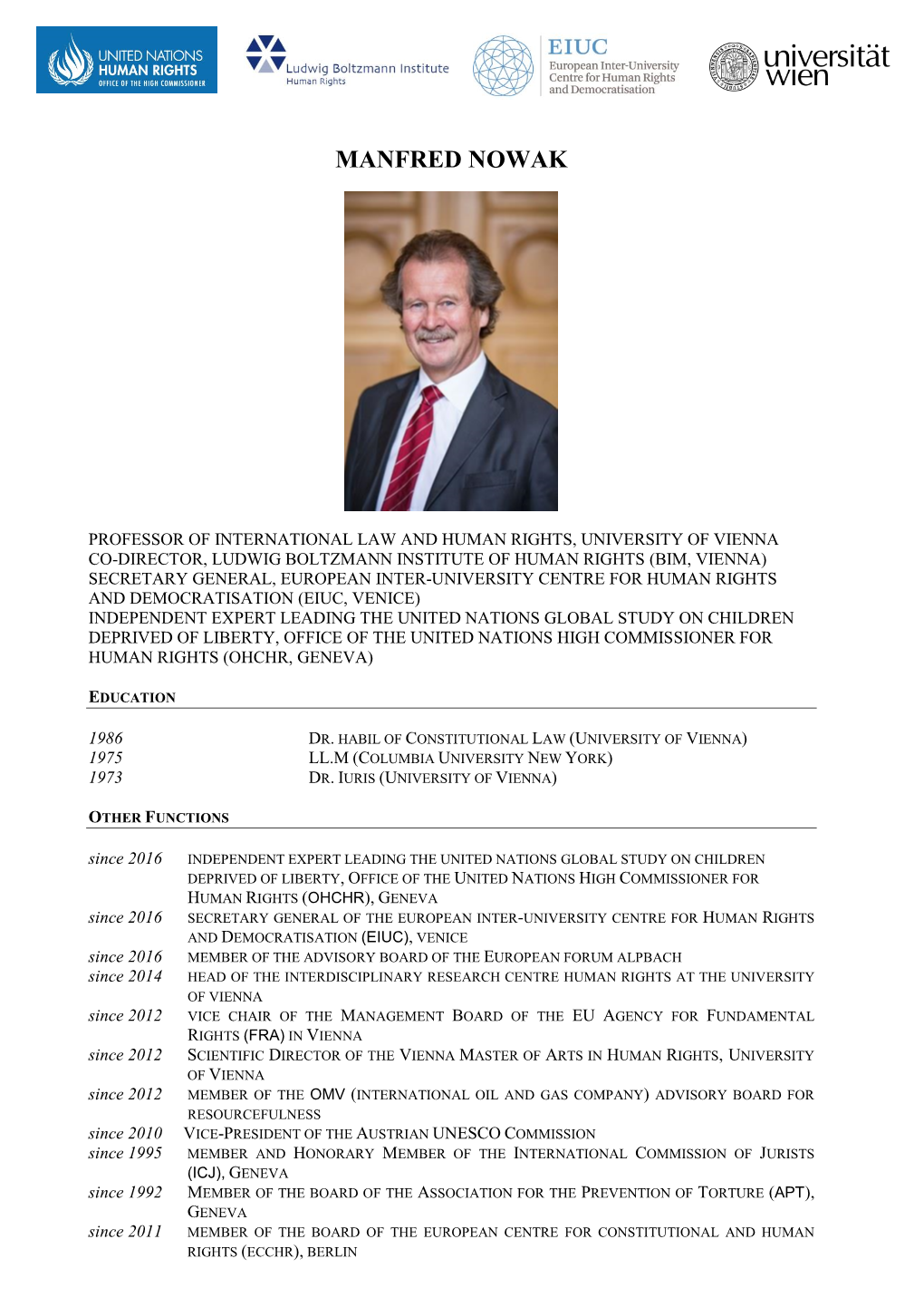 Manfred Nowak