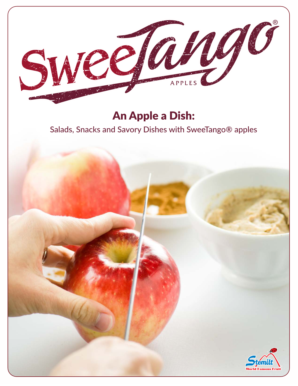 An Apple a Dish: Salads, Snacks and Savory Dishes with Sweetango® Apples Savory Sweetango® Apple & Brie Bites with Rosemary