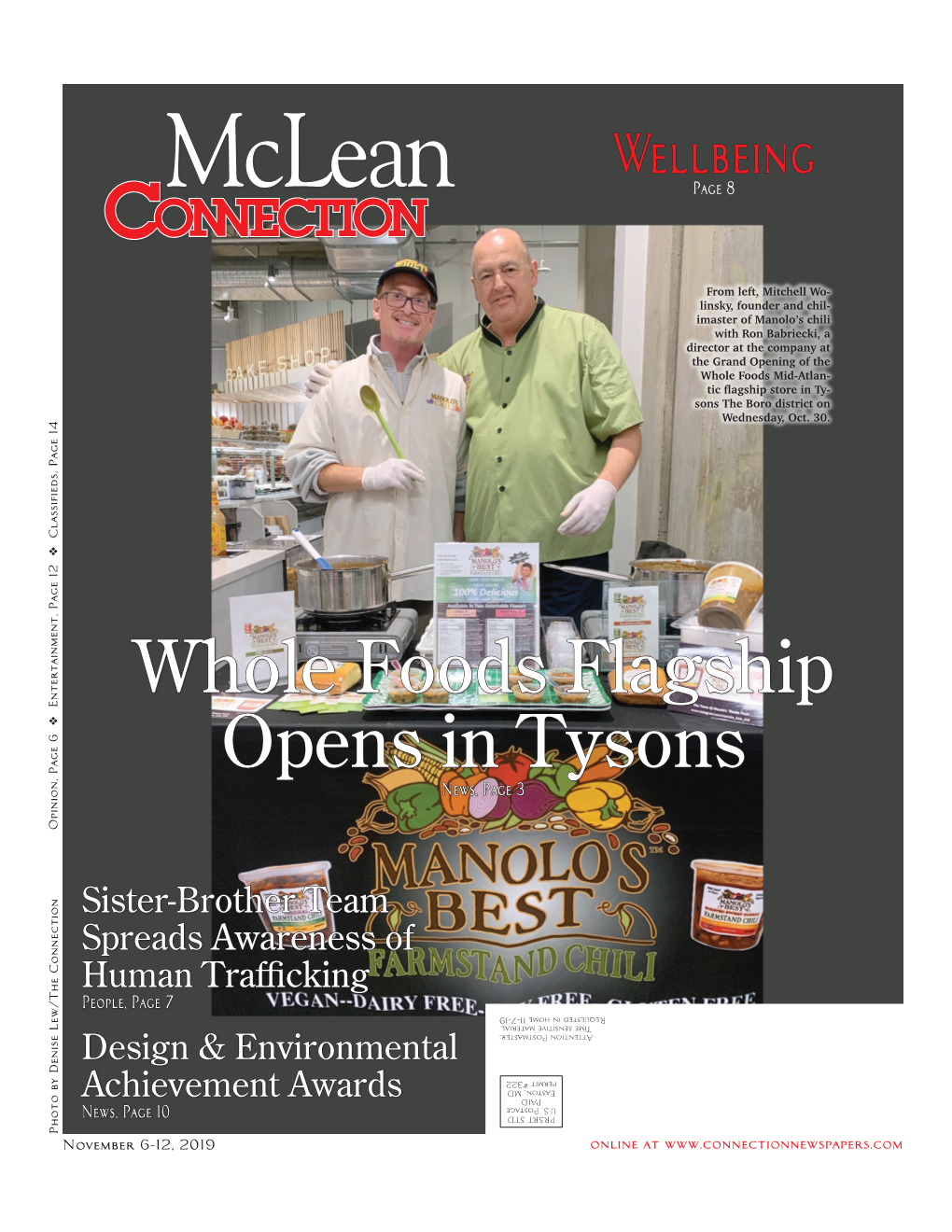 Whole Foods Flagship Opens in Tysons News, Page 3 Classifieds, Page 14 Opinion, Page 6 V Entertainment, 12 Classifieds