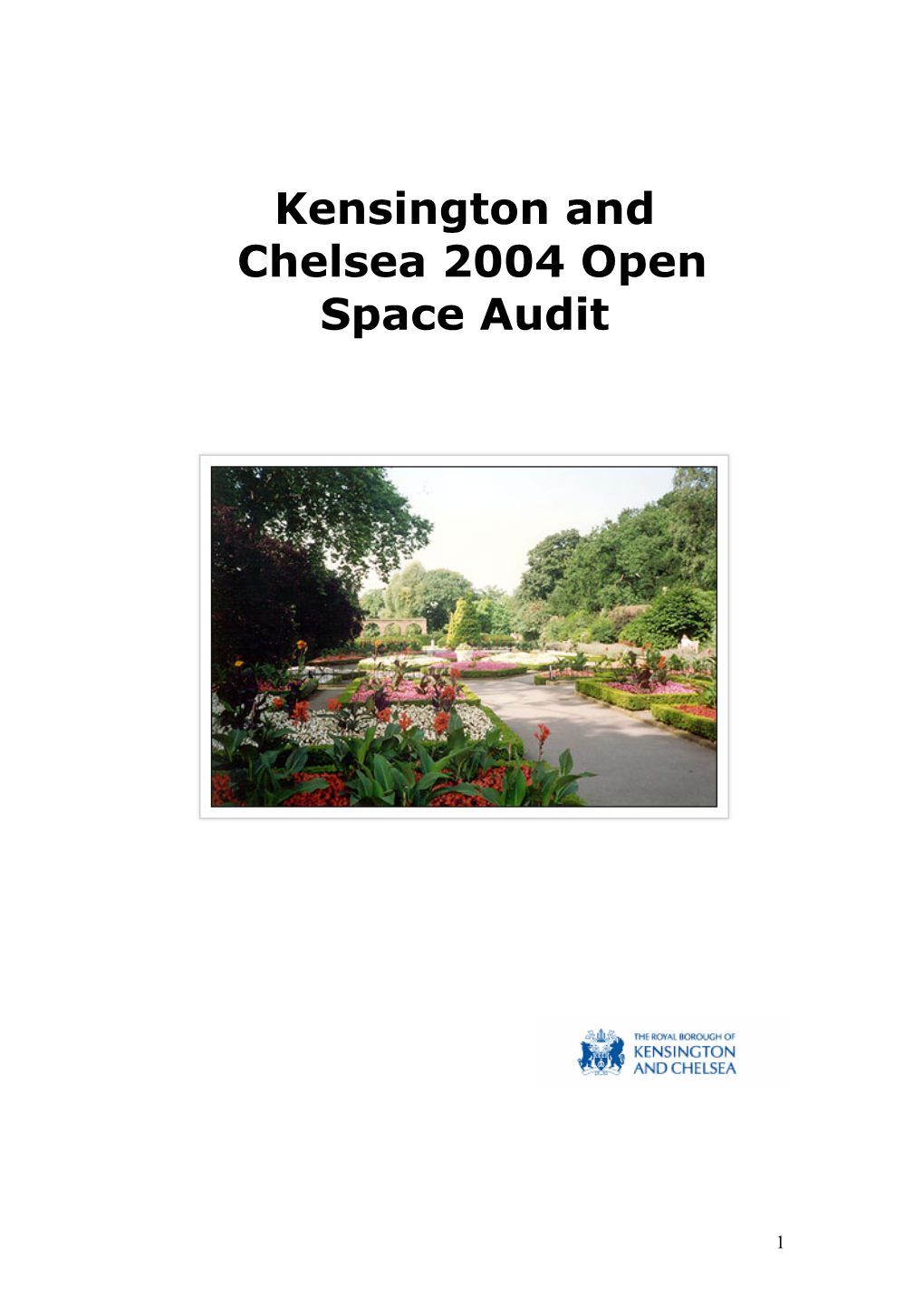 Open Spaces Audit 2004