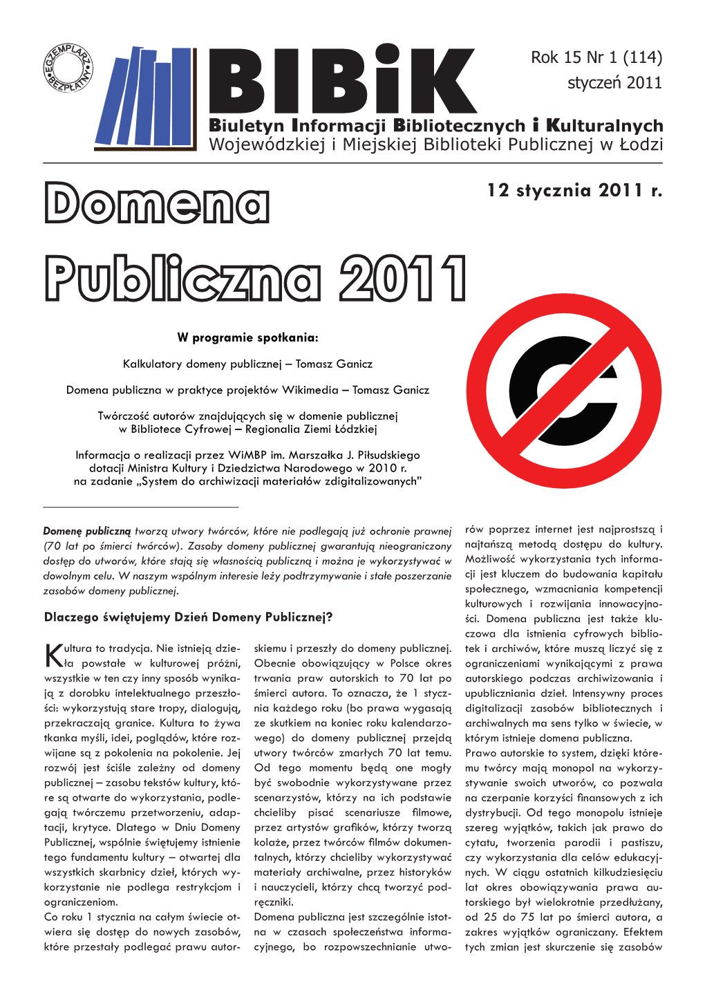 Domena Publiczna 2011