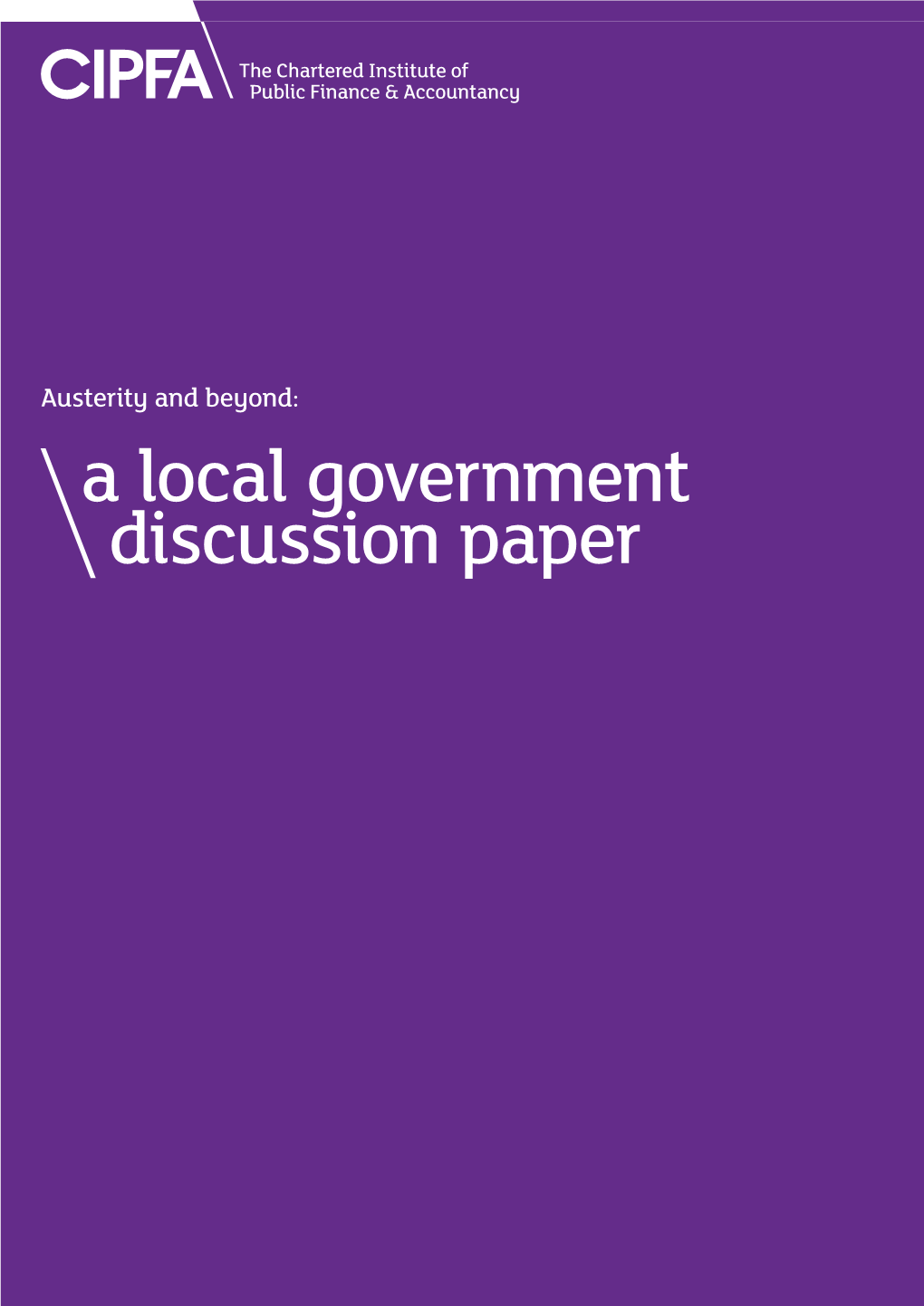 A Local Government Discussion Paper