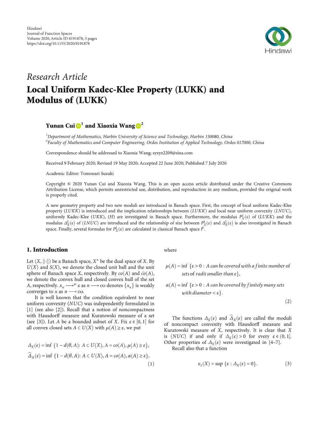 Local Uniform Kadec-Klee Property (LUKK) and Modulus of (LUKK)