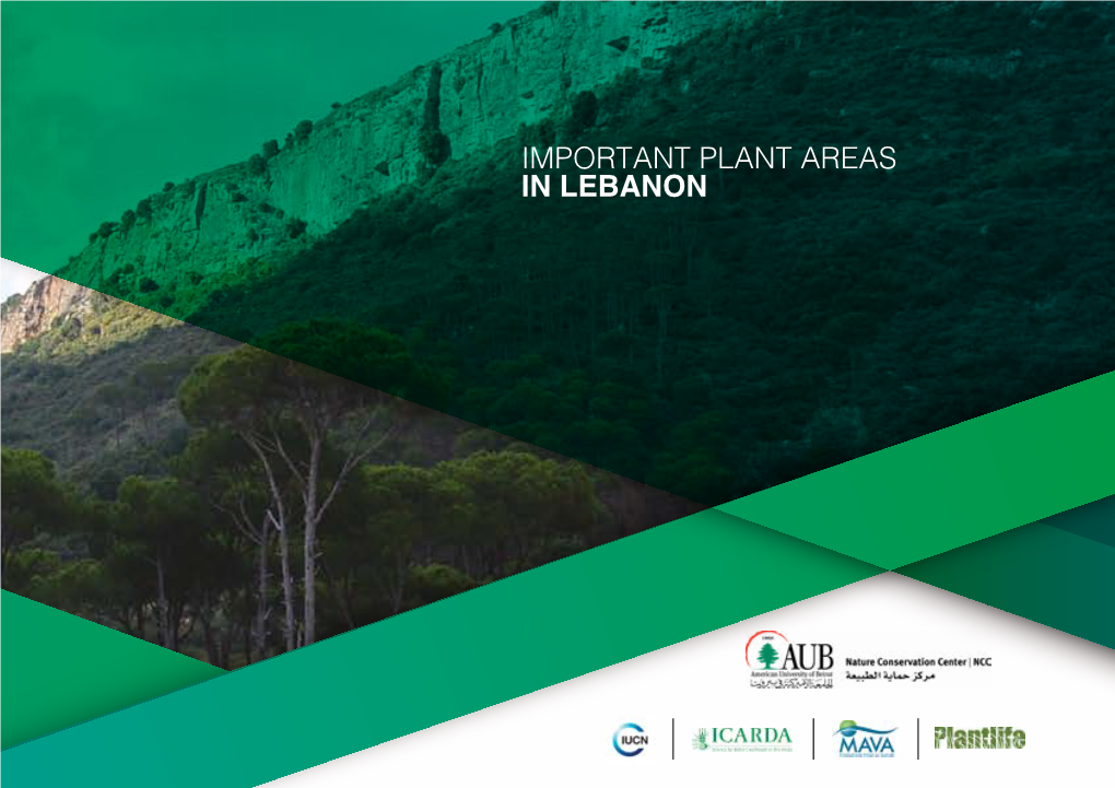 Important Plant Areas in Lebanon