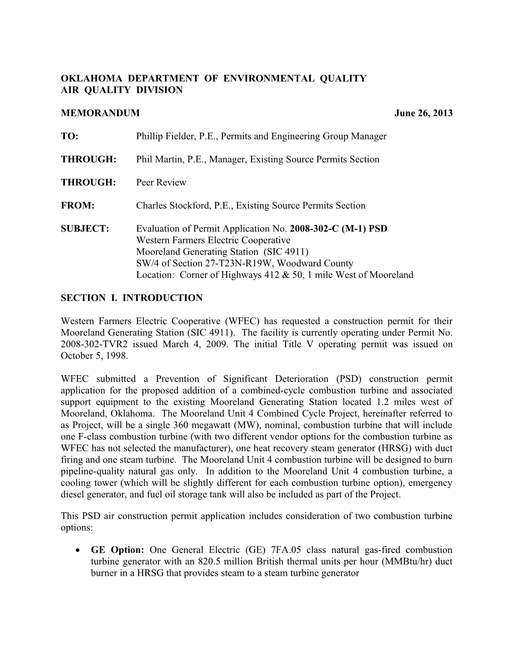 Oklahoma Department of Environmental Quality s17