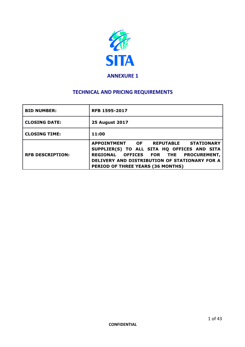 Bid Specification Template s2