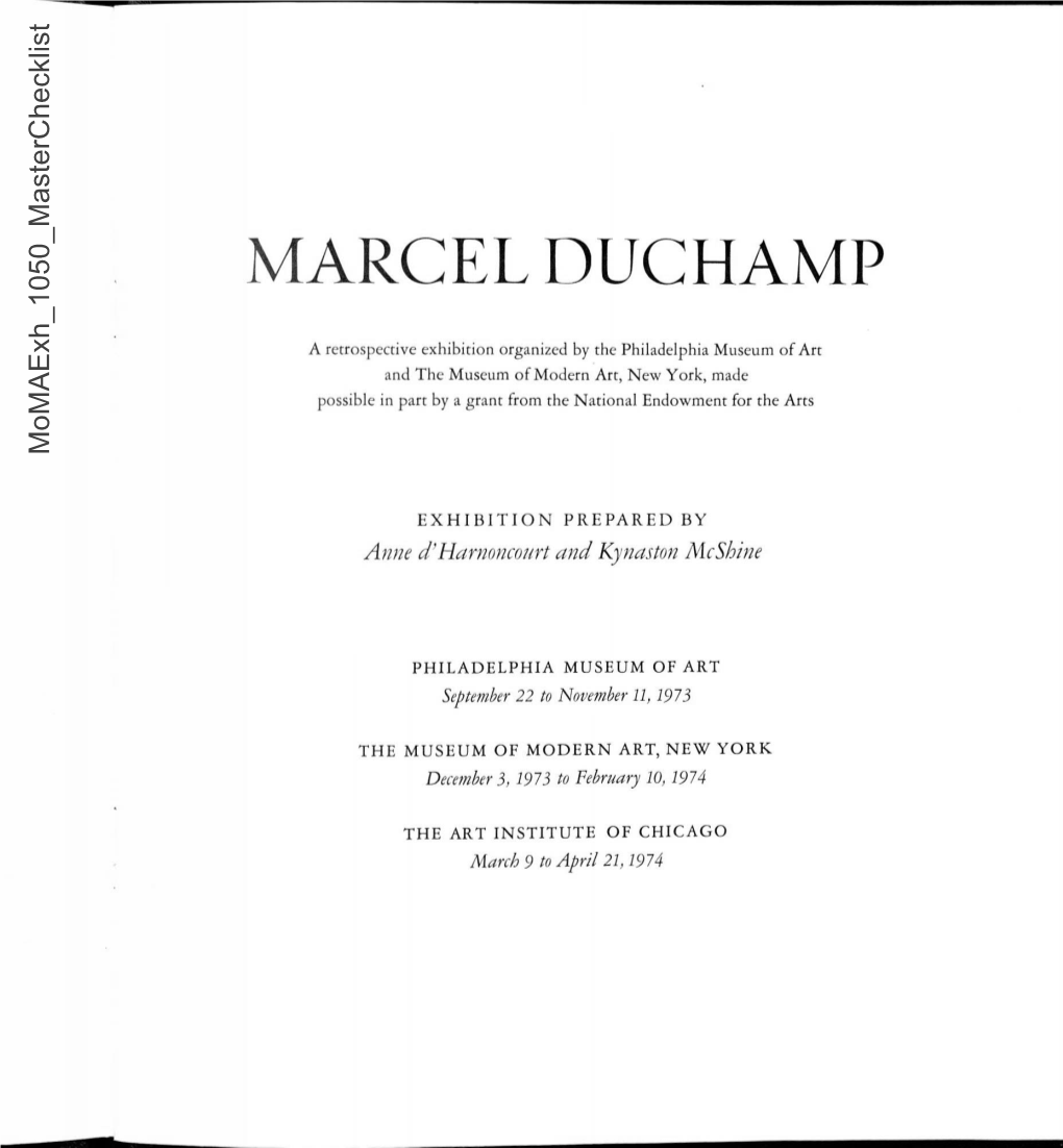 Marcel Duchamp