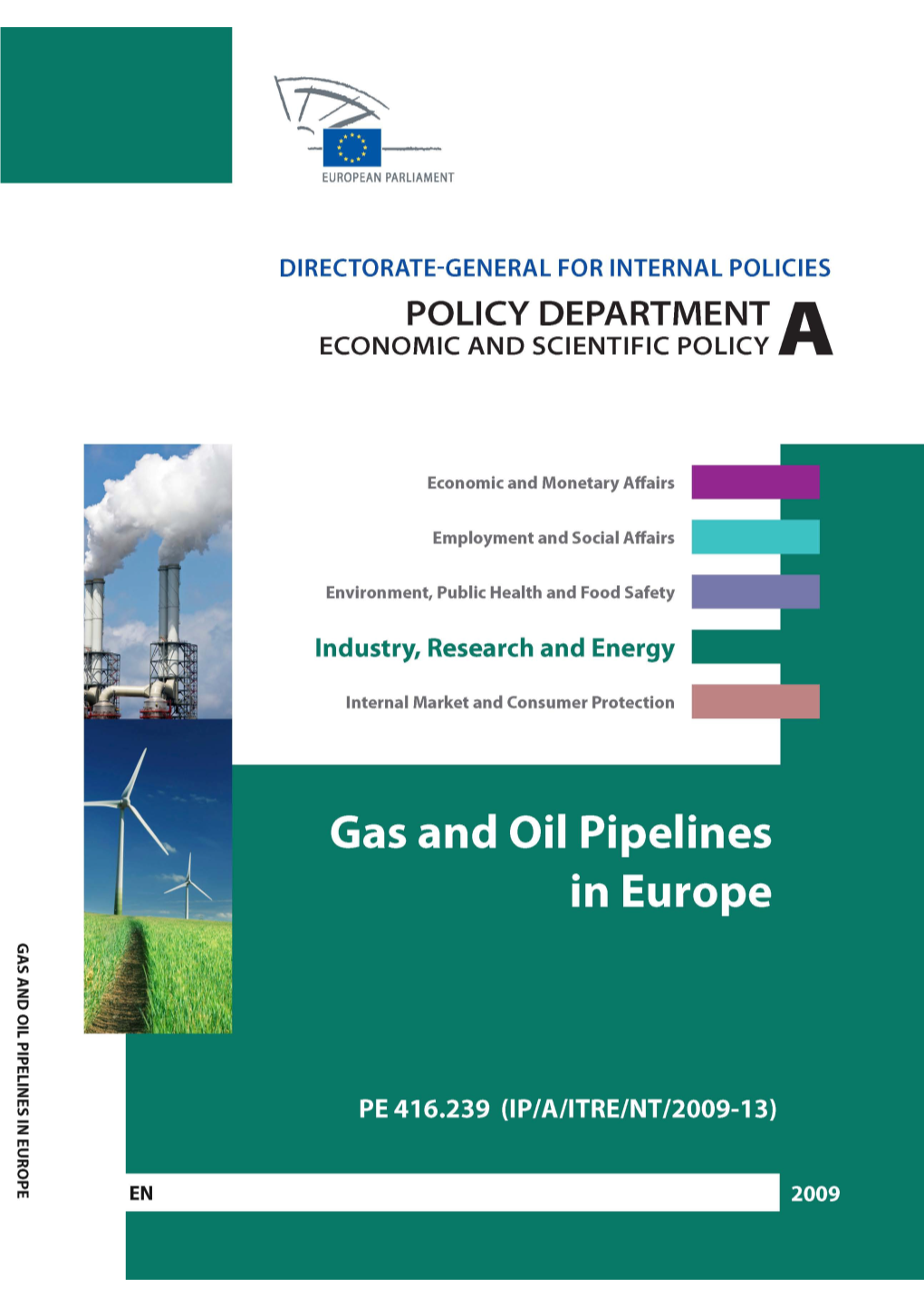 Gas and Oil Pipelines in Europ