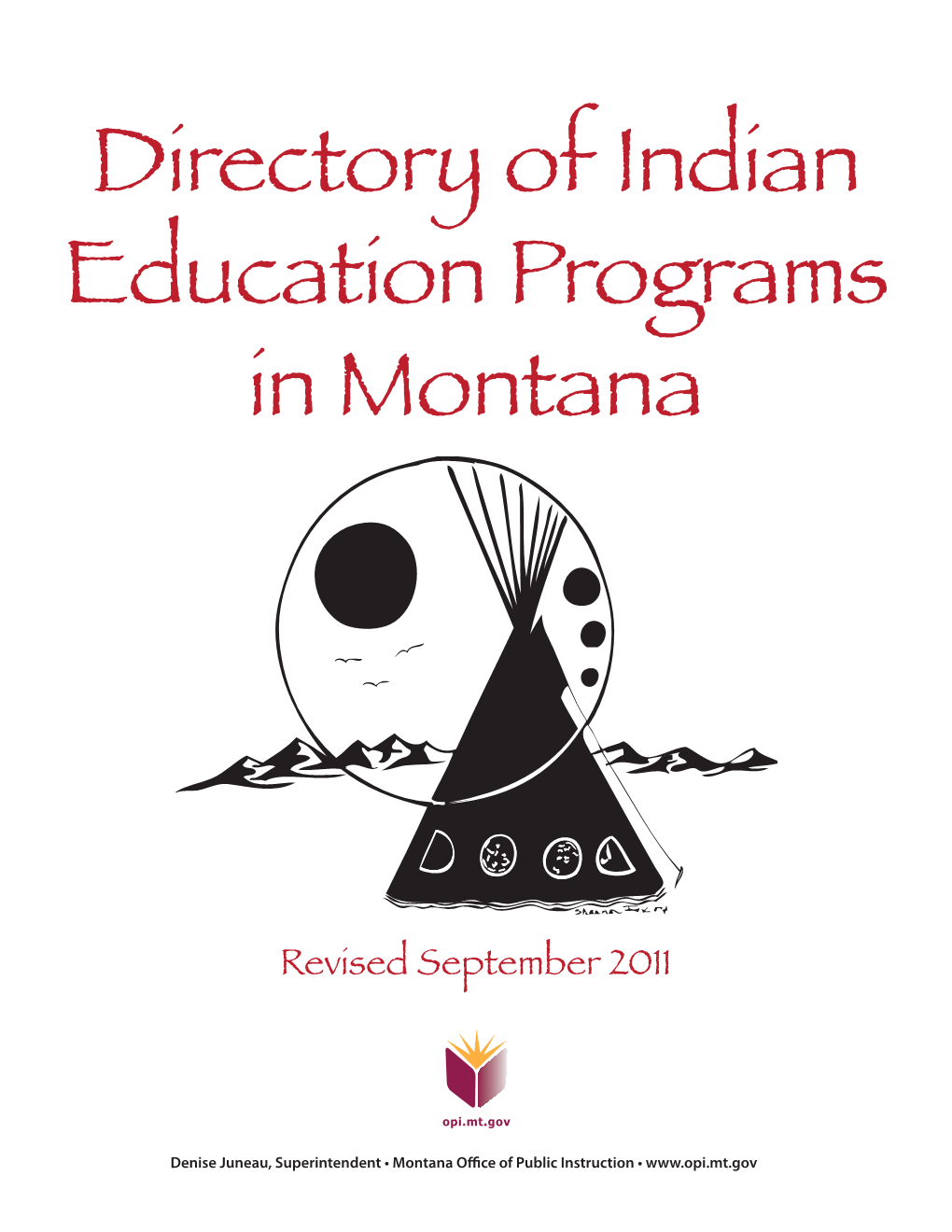 Directory of Indian Education Programs in Montana