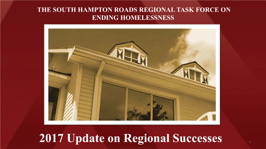 South Hampton Roads Regional Task Force to End Homelessness