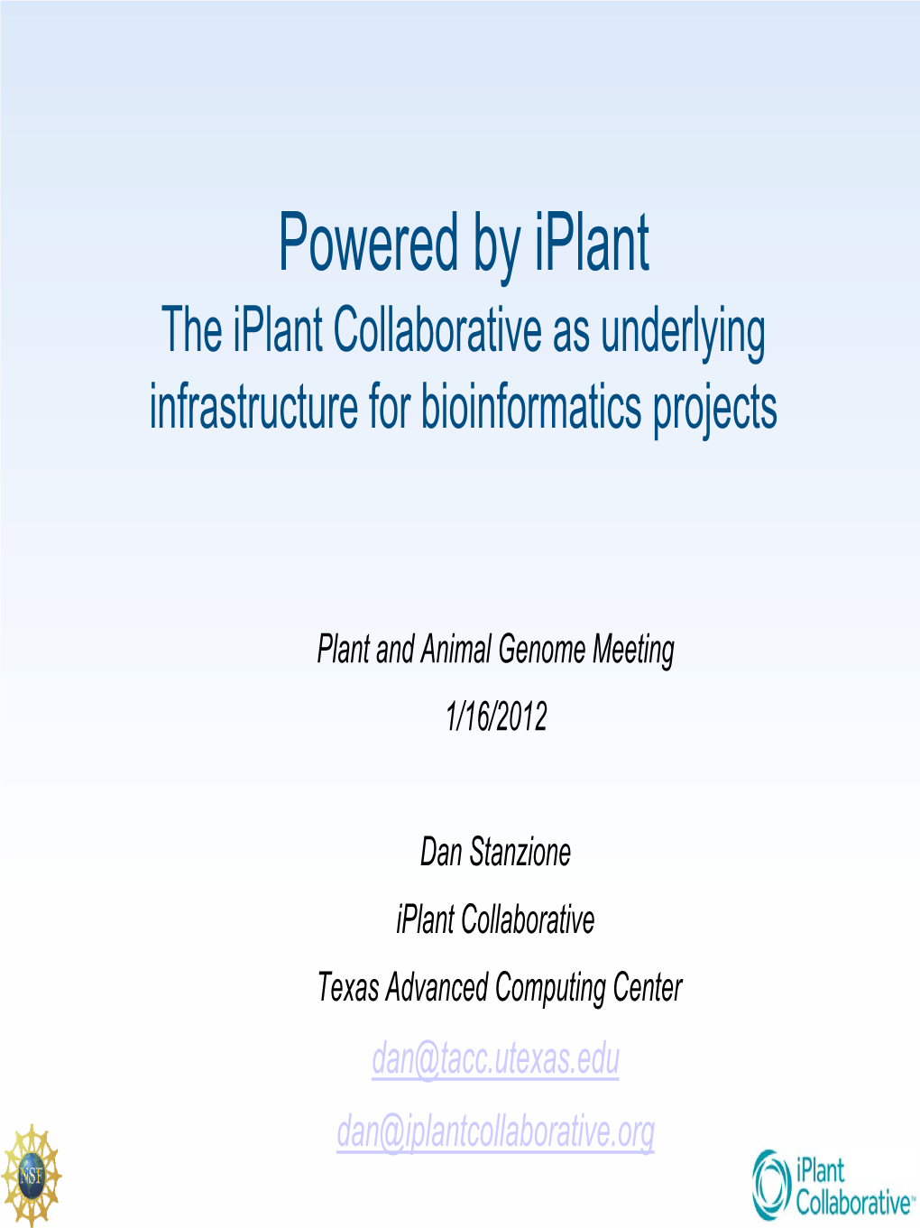 The Iplant Collaborative Cyberinfrastructure