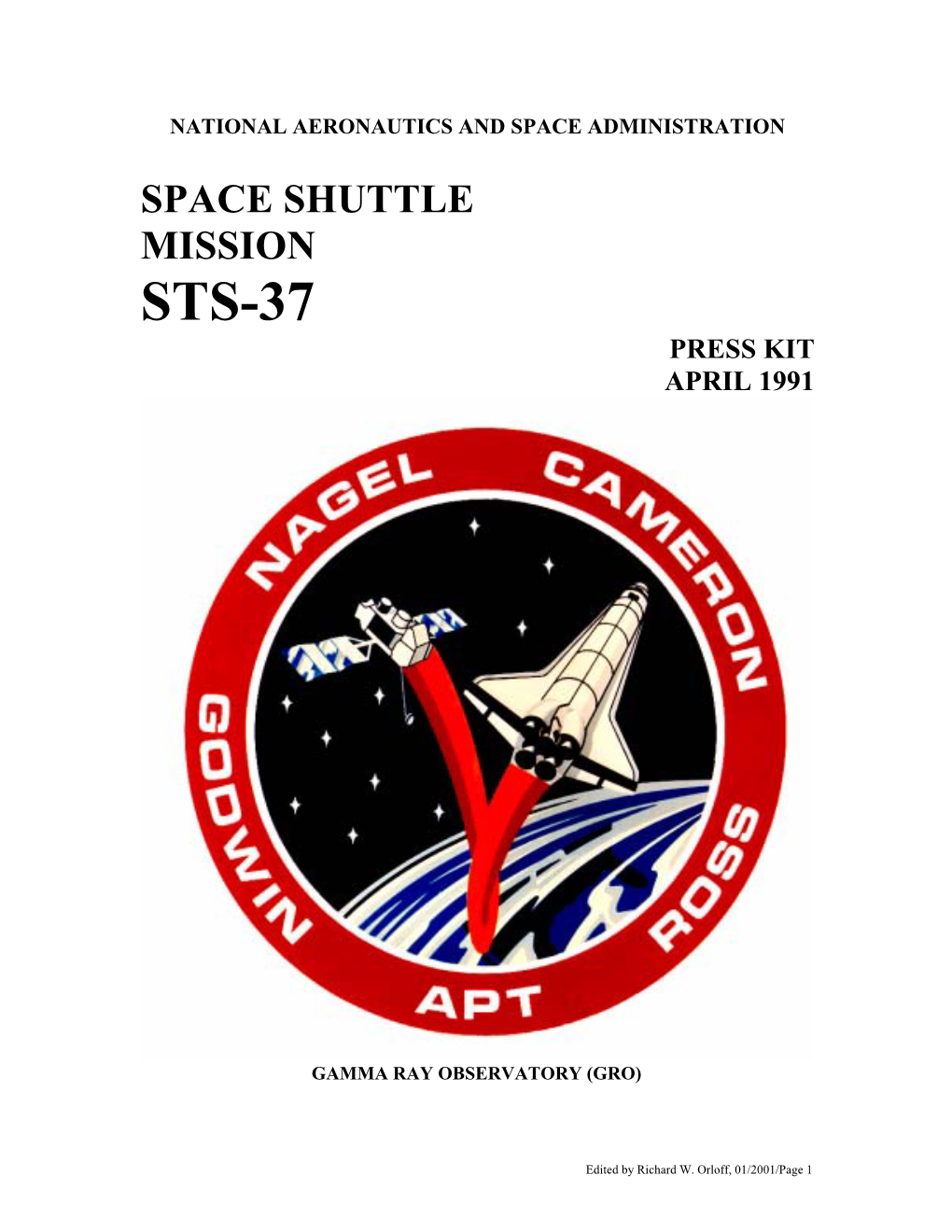 Sts-37 Press Kit April 1991