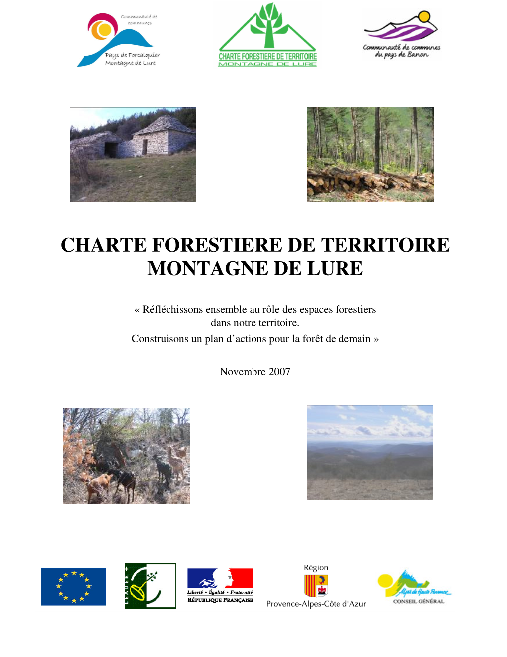 Charte Forestiere De Territoire Montagne De Lure
