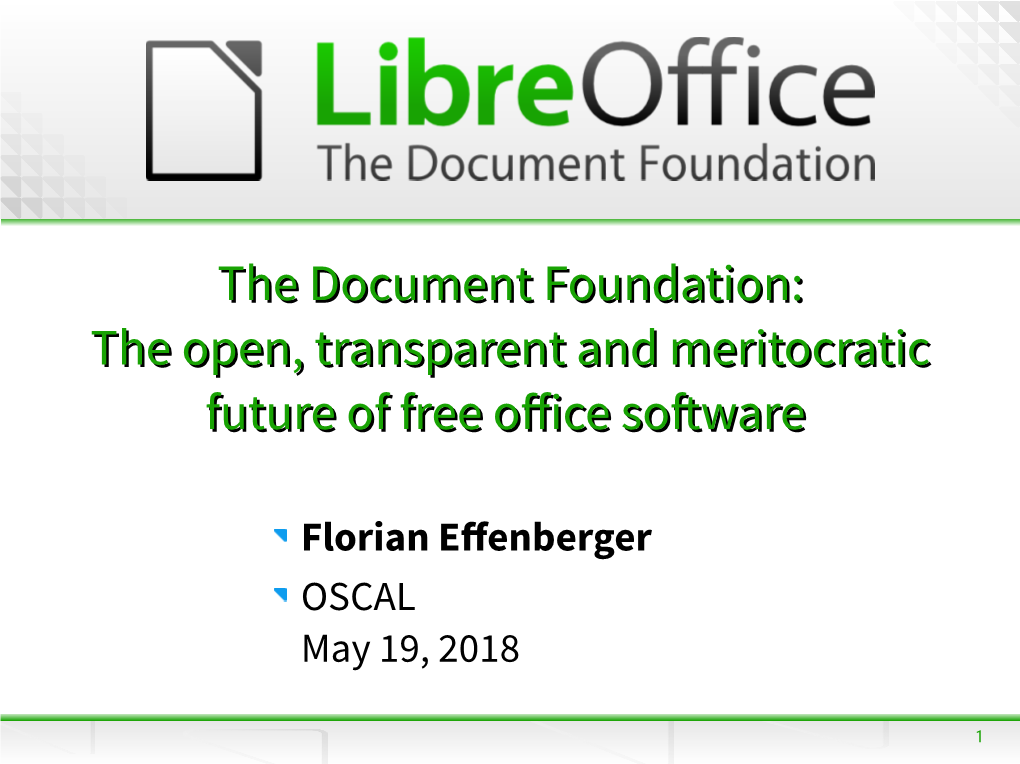 The Document Foundation