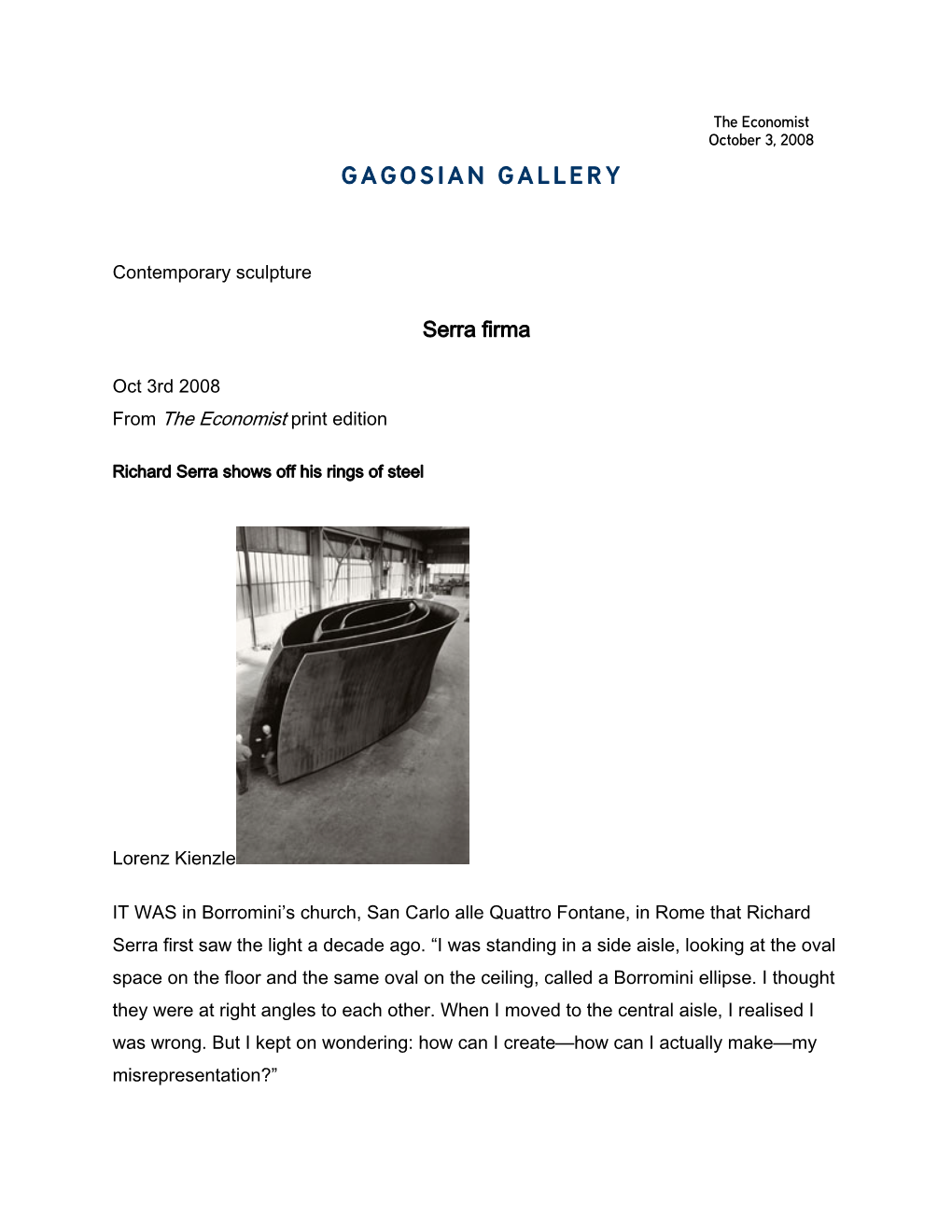 Gagosian Gallery