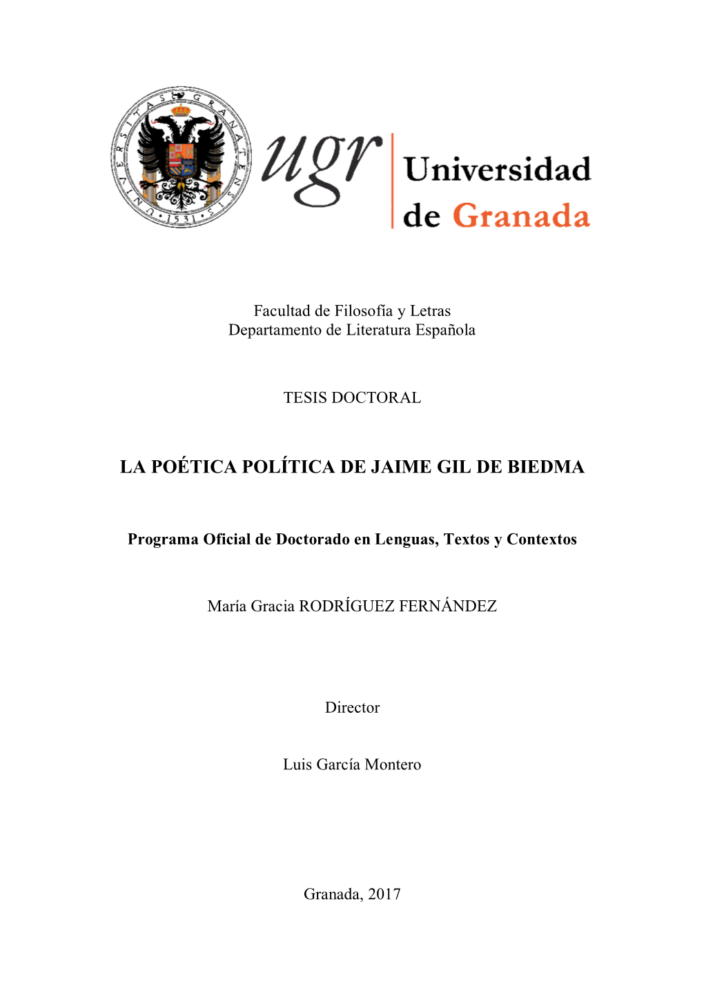 La Poética Política De Jaime Gil De Biedma