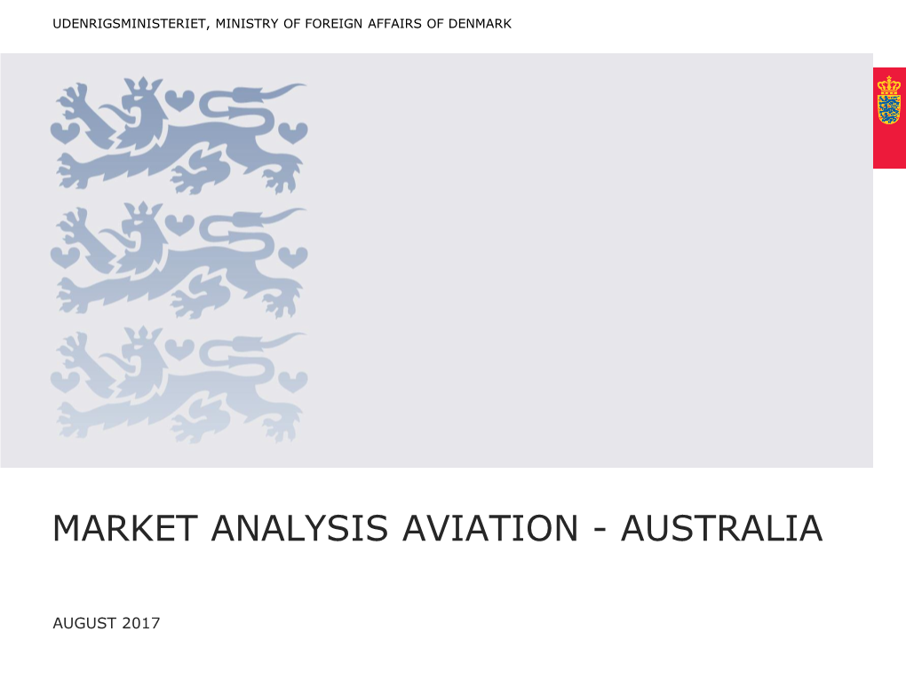 Market Analysis Aviation - Australia