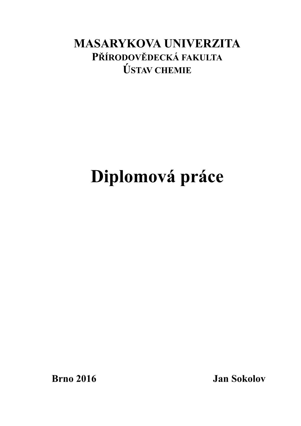 Diplomová Práce