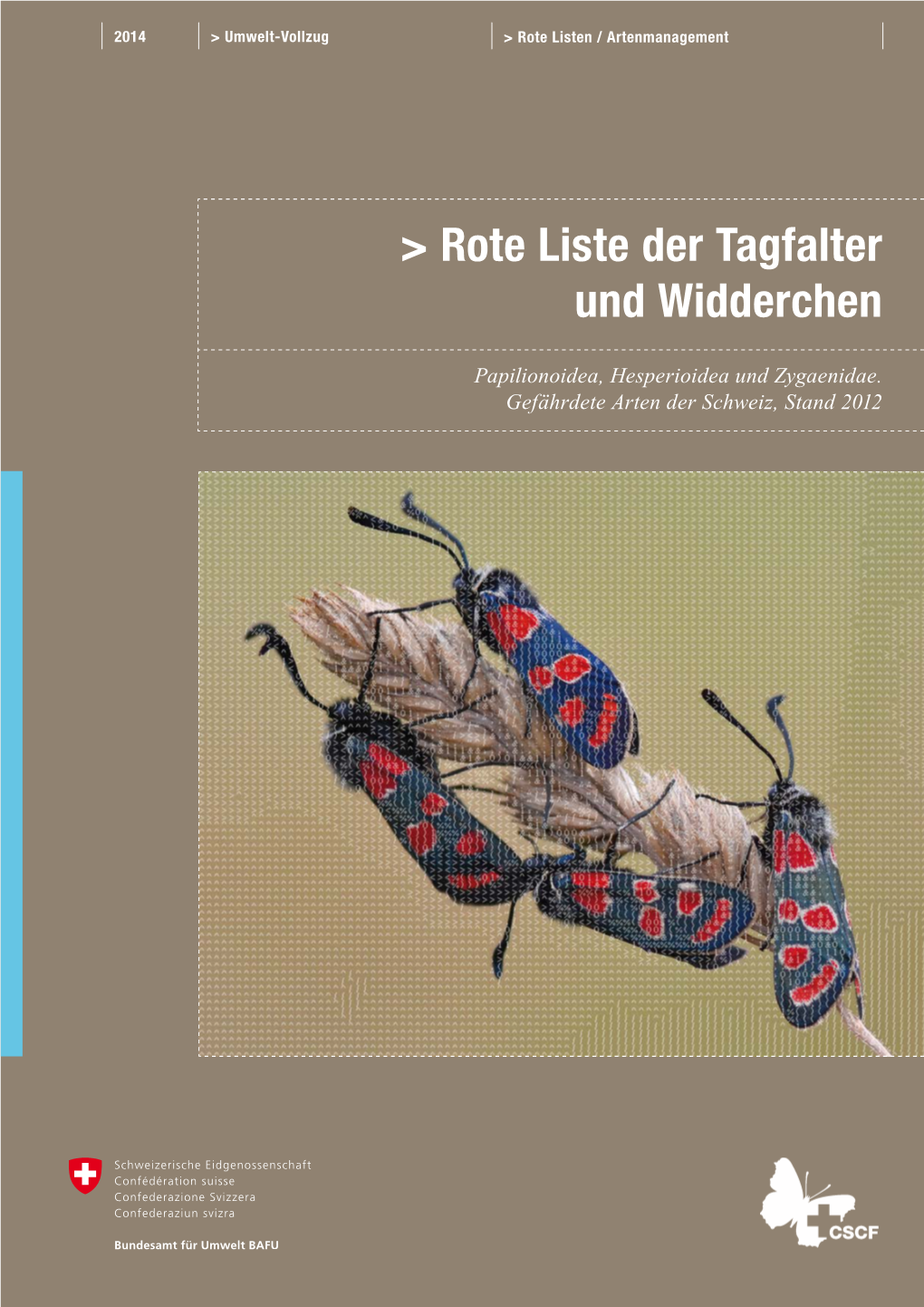 Rote Liste Der Tagfalter Und Widderchen