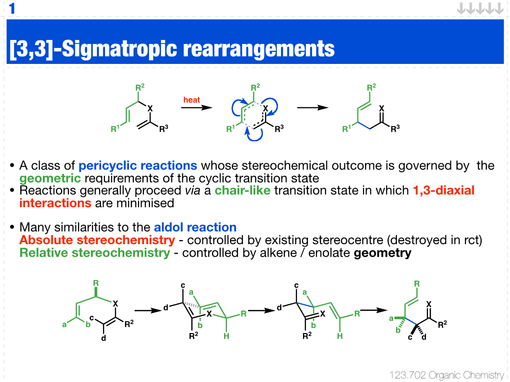 [3,3]-Sigmatropic Rearrangements