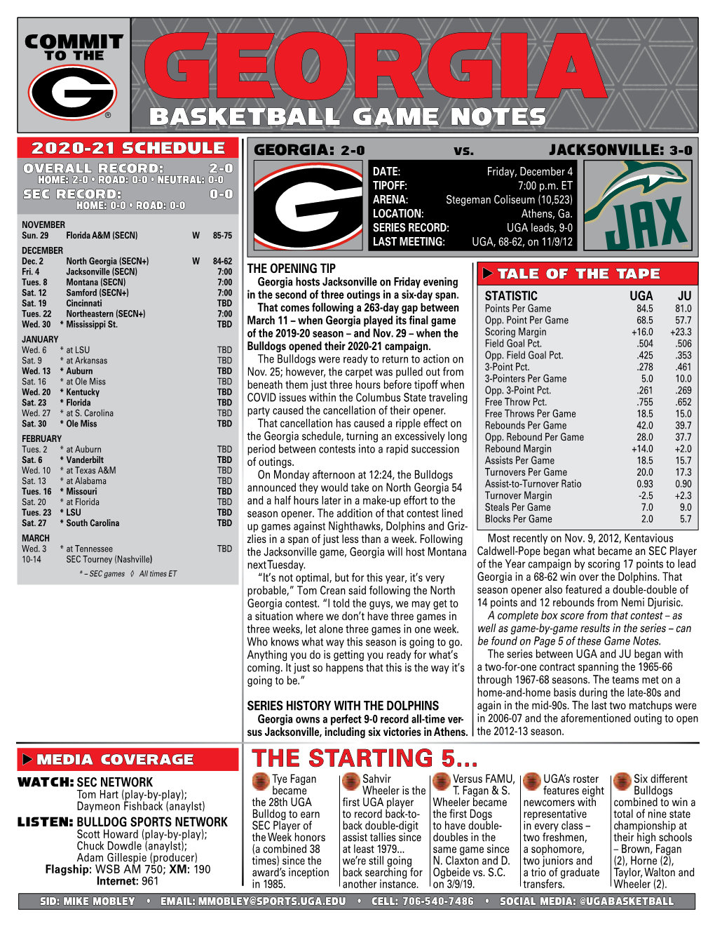 Basketball Game Notes