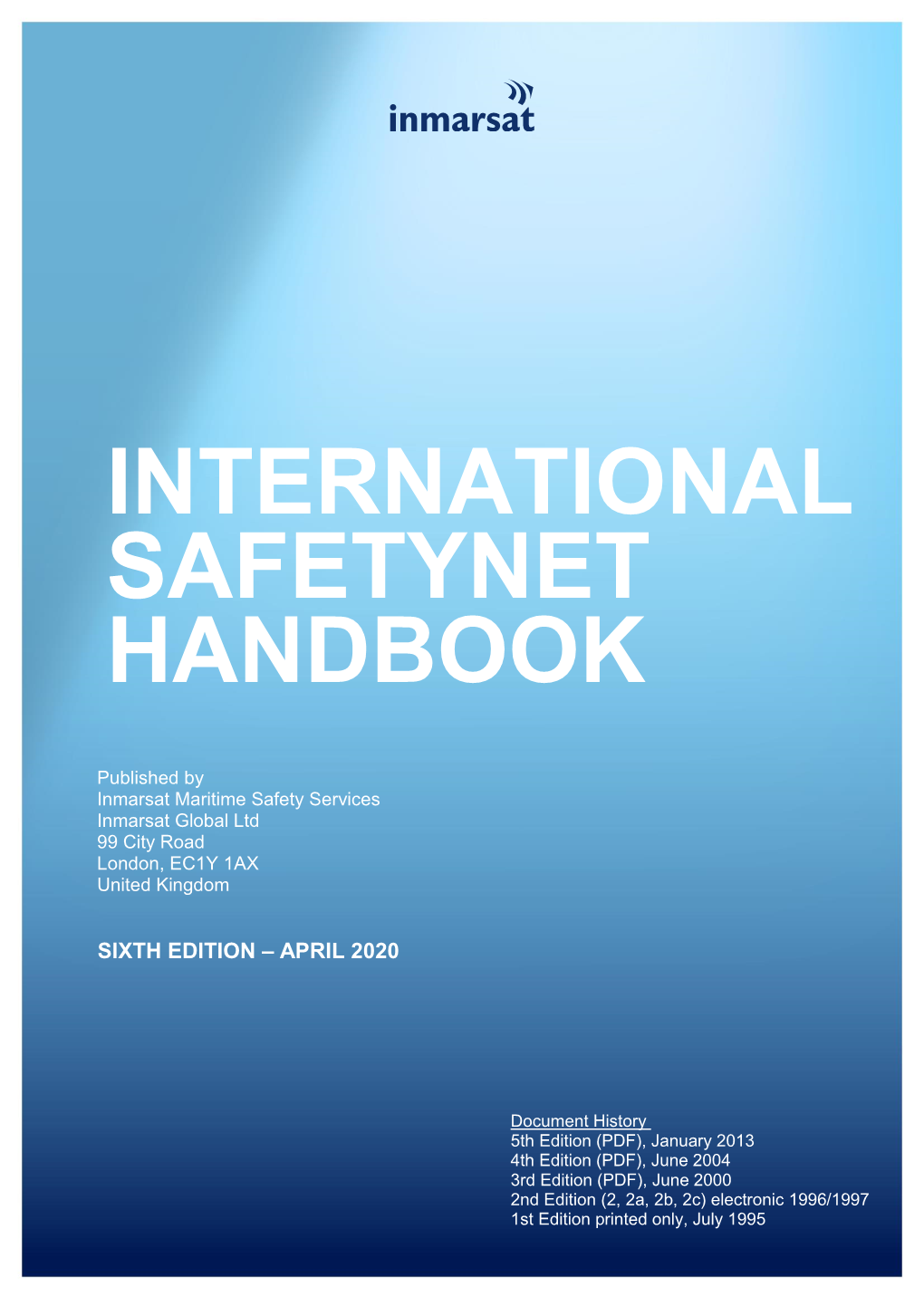 Inmarsat Safetynet Handbook