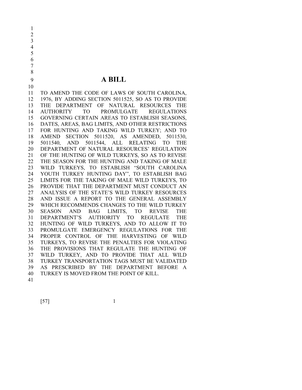 2015-2016 Bill 57 Text of Previous Version (Dec. 3, 2014) - South Carolina Legislature Online