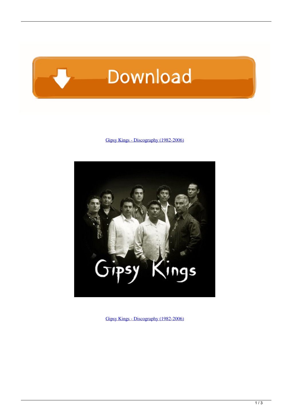 Gipsy Kings Discography 19822006