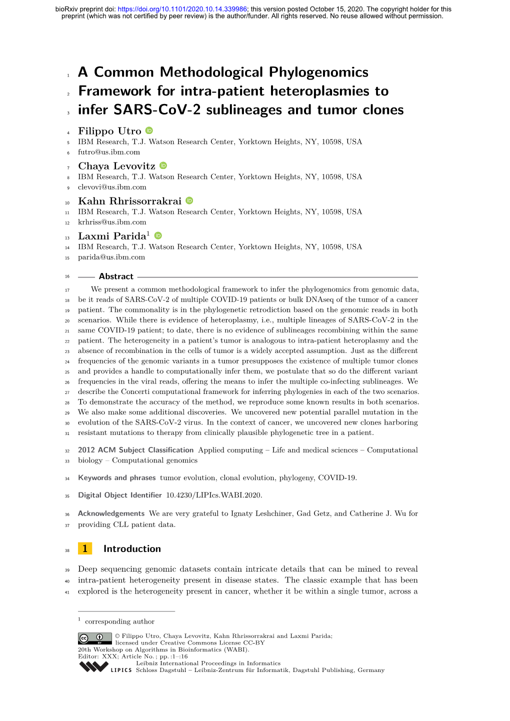 A Common Methodological Phylogenomics Framework for Intra