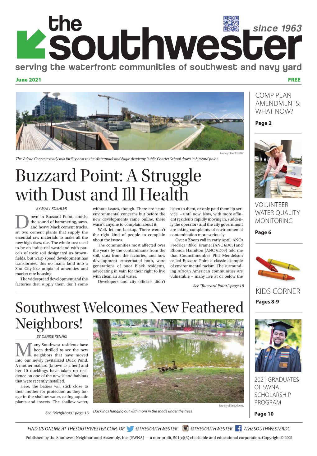 Buzzard Point: a Struggle with Dust and Ill Health VOLUNTEER by MATT KOEHLER Without Issues, Though