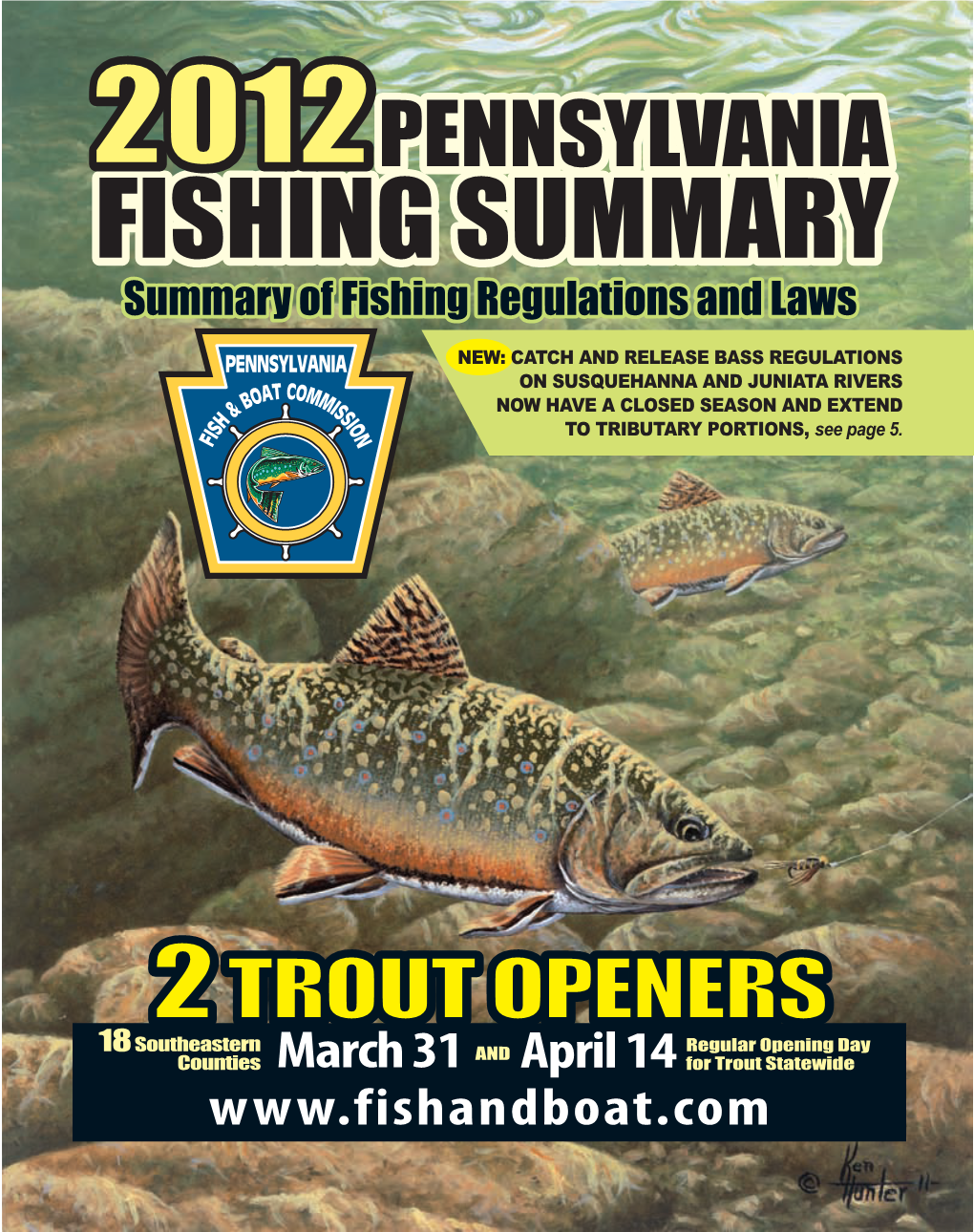 Pennsylvania 2012 Fishing Regulations