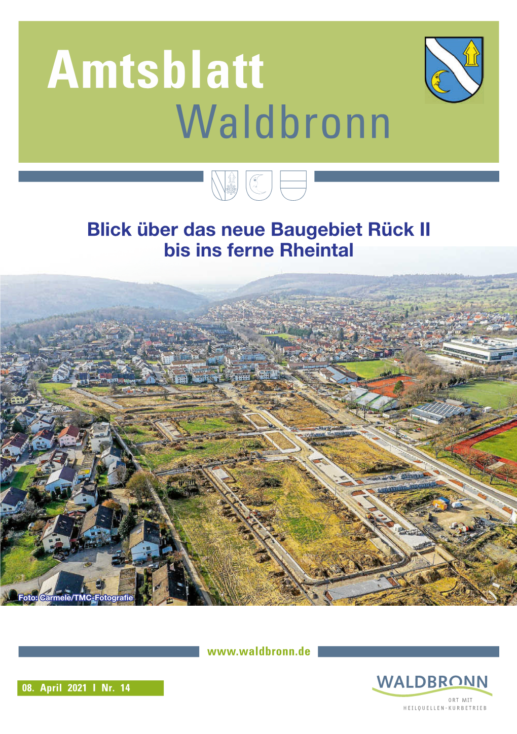 Blick Über Das Neue Baugebiet Rück II Bis Ins Ferne Rheintal