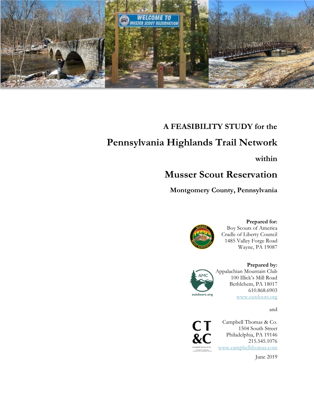 Trail Feasibility Study for the PHTN in Musser Scout Reservation