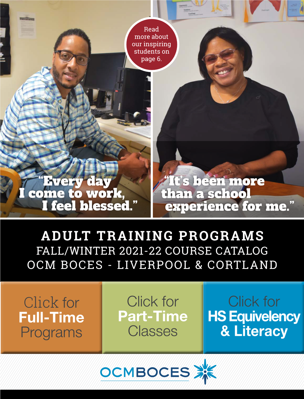 Full-Time Programs Click for Part-Time Classes