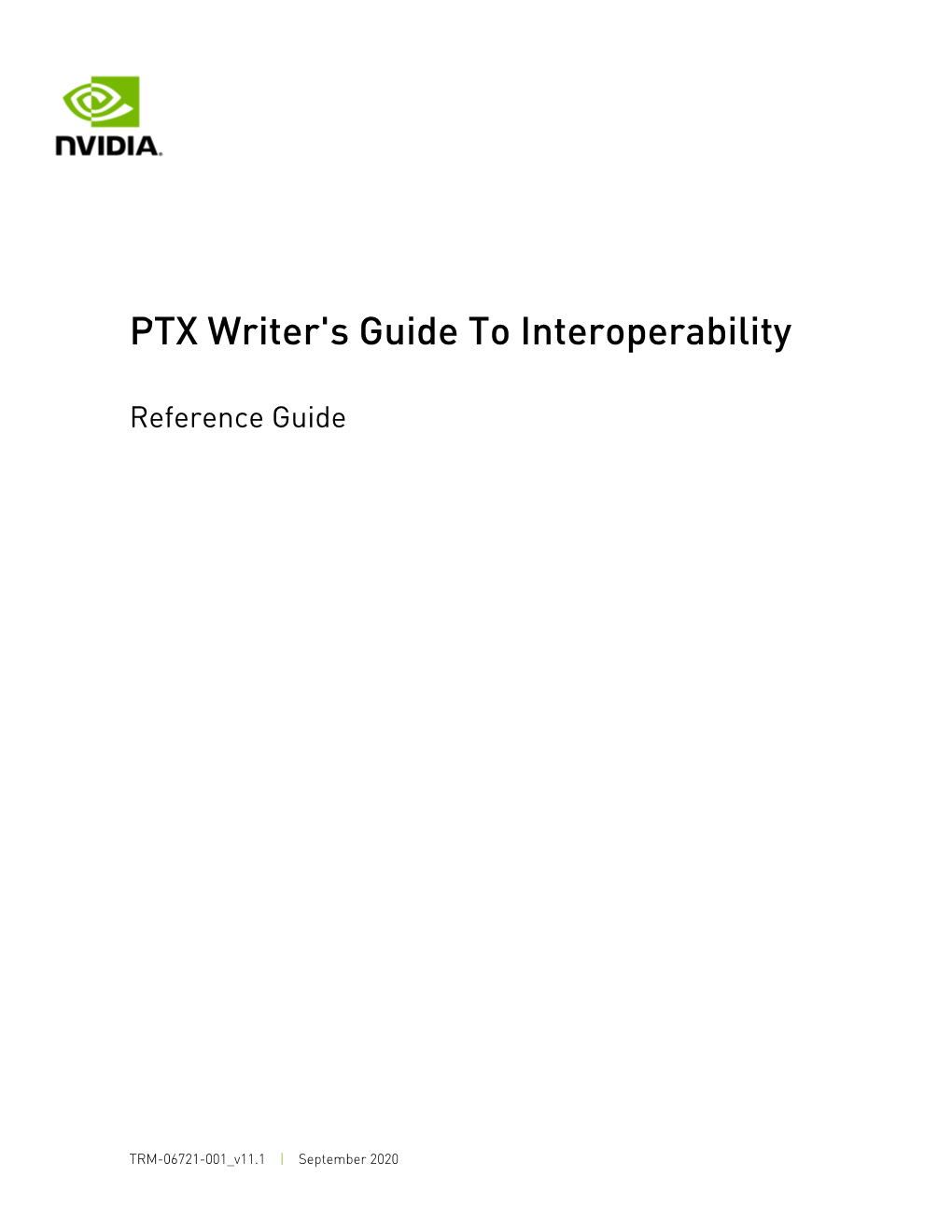 PTX Writer's Guide to Interoperability