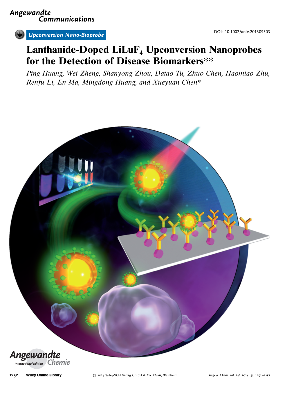 Lanthanidedoped Liluf4 Upconversion Nanoprobes for The